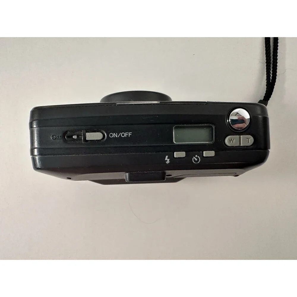 Minolta Freedom Action Zoom 90 35mm Film Camera DATE Black – For Parts/Repair